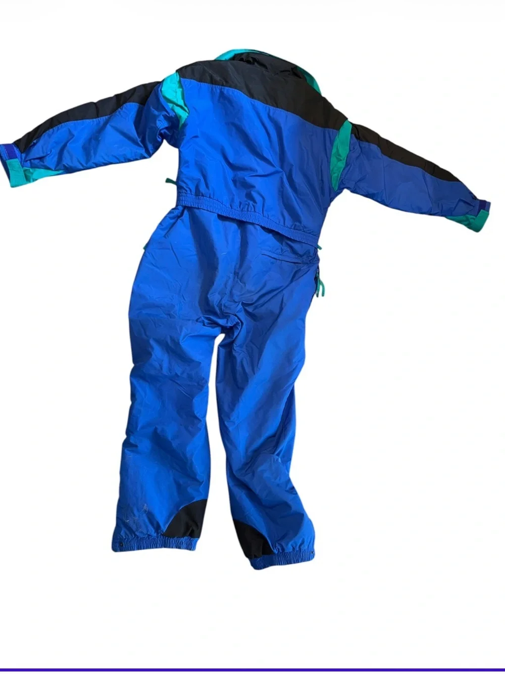 Columbia Vintage 90s Ski Snow Suit One Piece Men’s XL Blue Teal Snowsuit